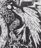 Squawking Bird is 
the artist's alter-ego.